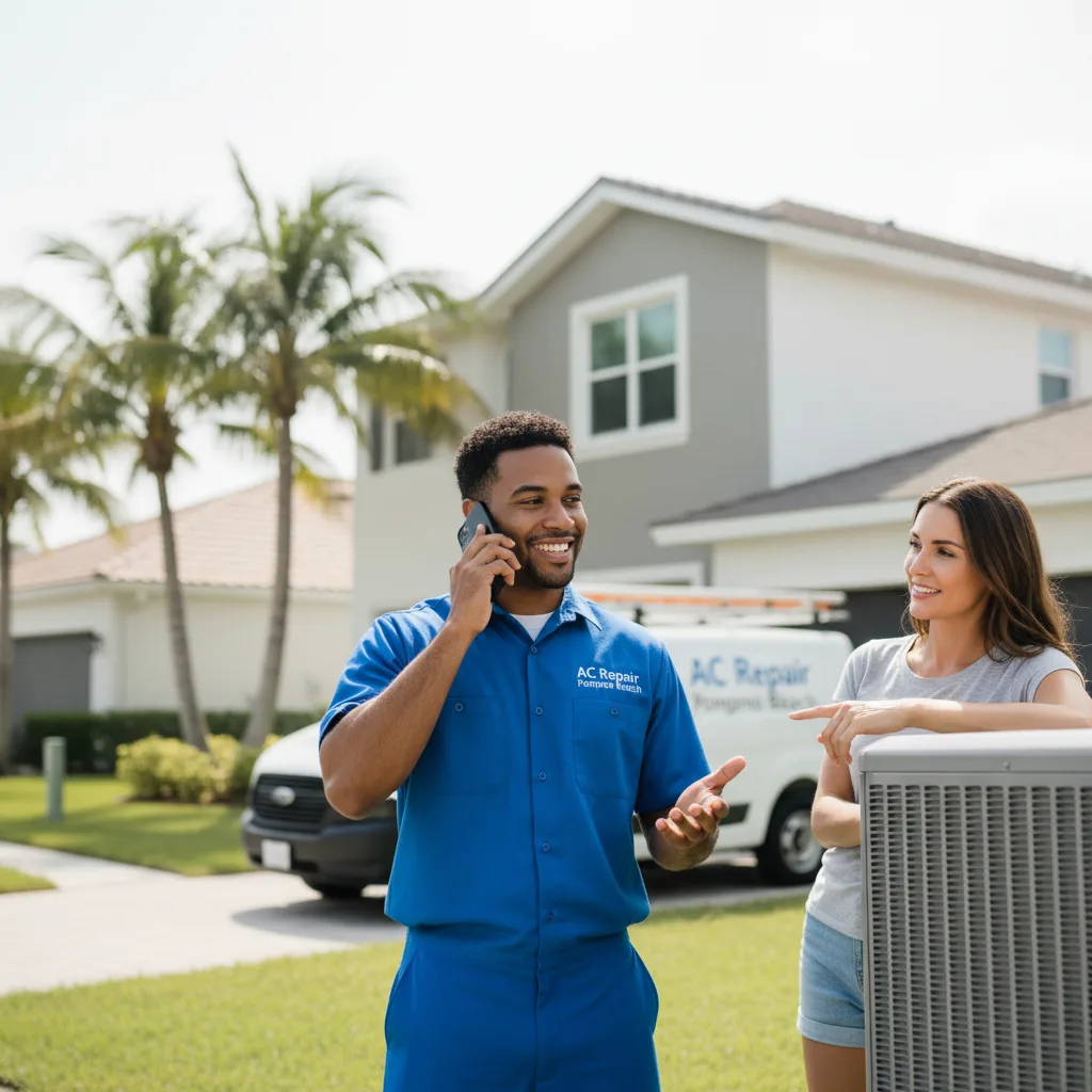 AC Repair Pompano Beach customer support in Mitchells